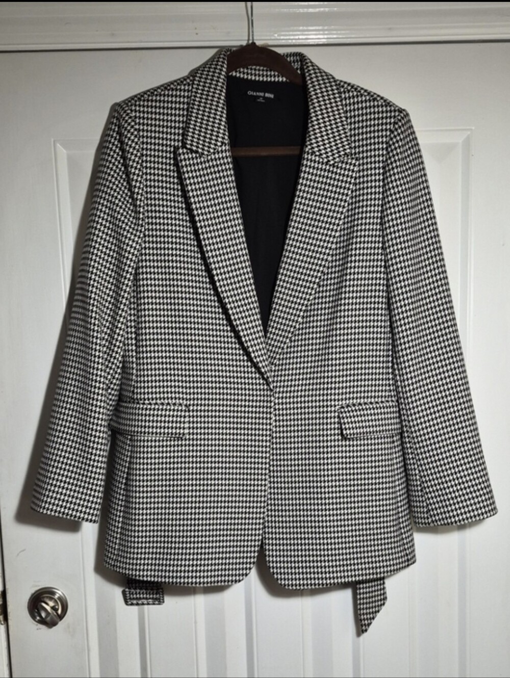 Gianni Bini Houndstooth  Jacket Sz 10